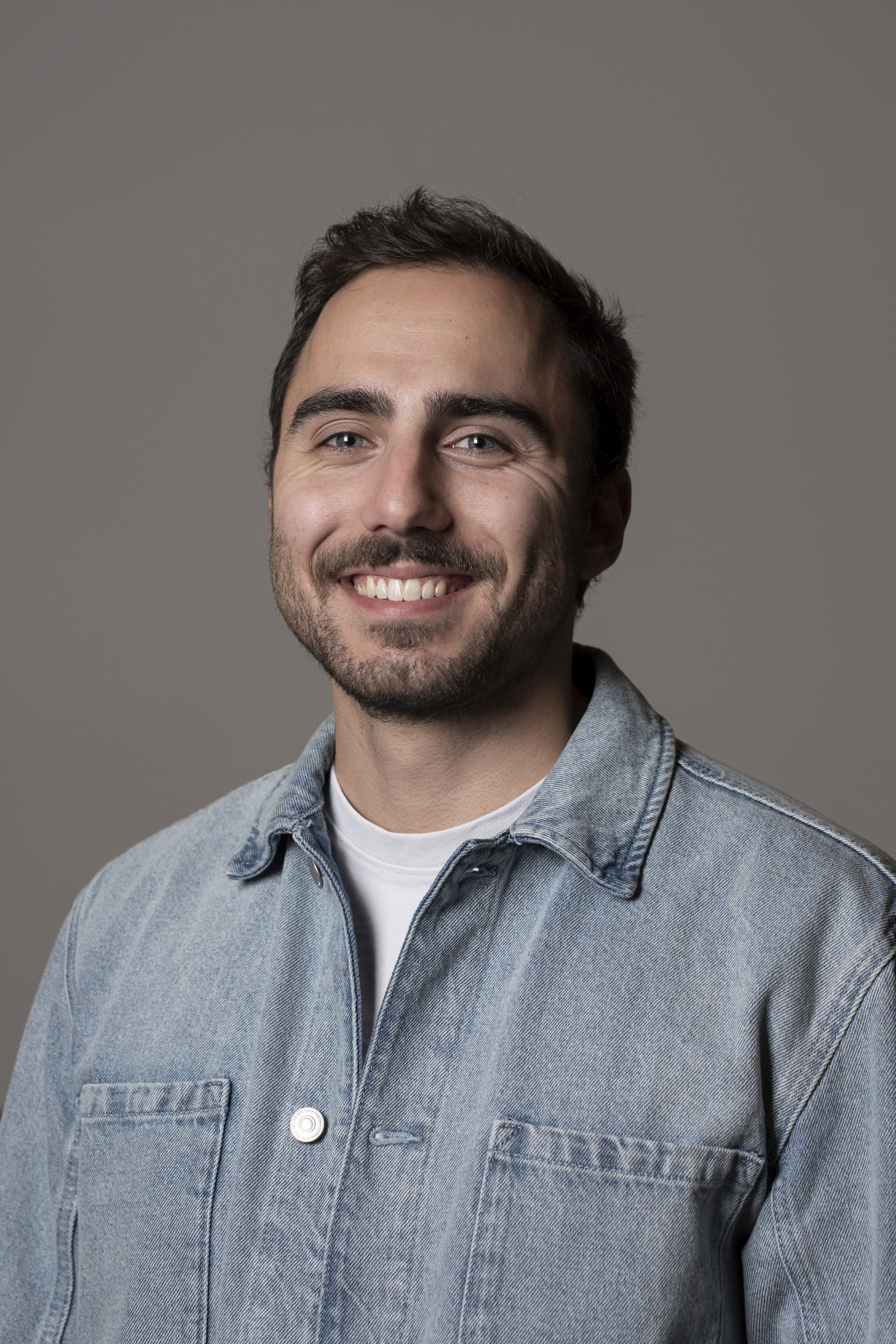 Portrait of portfolio creator – front view