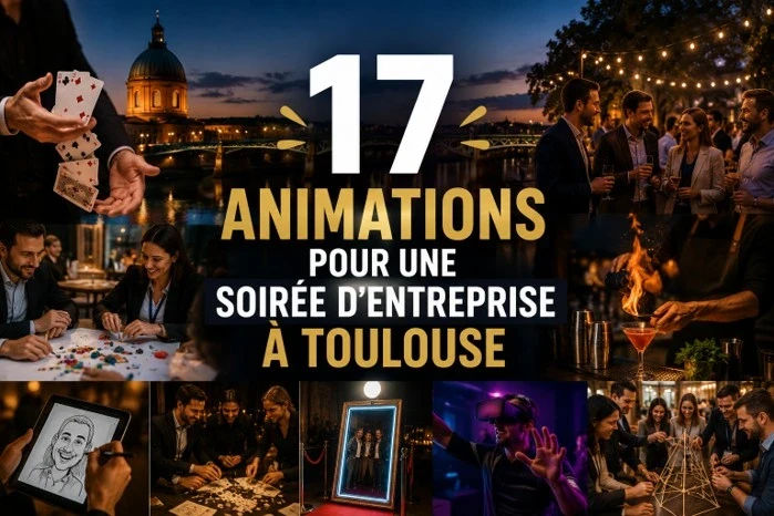 Idées d'animation pour une soirée entreprise à Toulouse