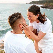 Propuesta de matrimonio en la playa en Puerto Escondido, Oaxaca