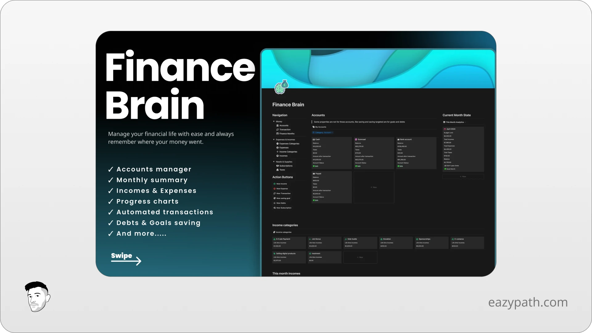 Notion Planner - 2024 Finance Brain