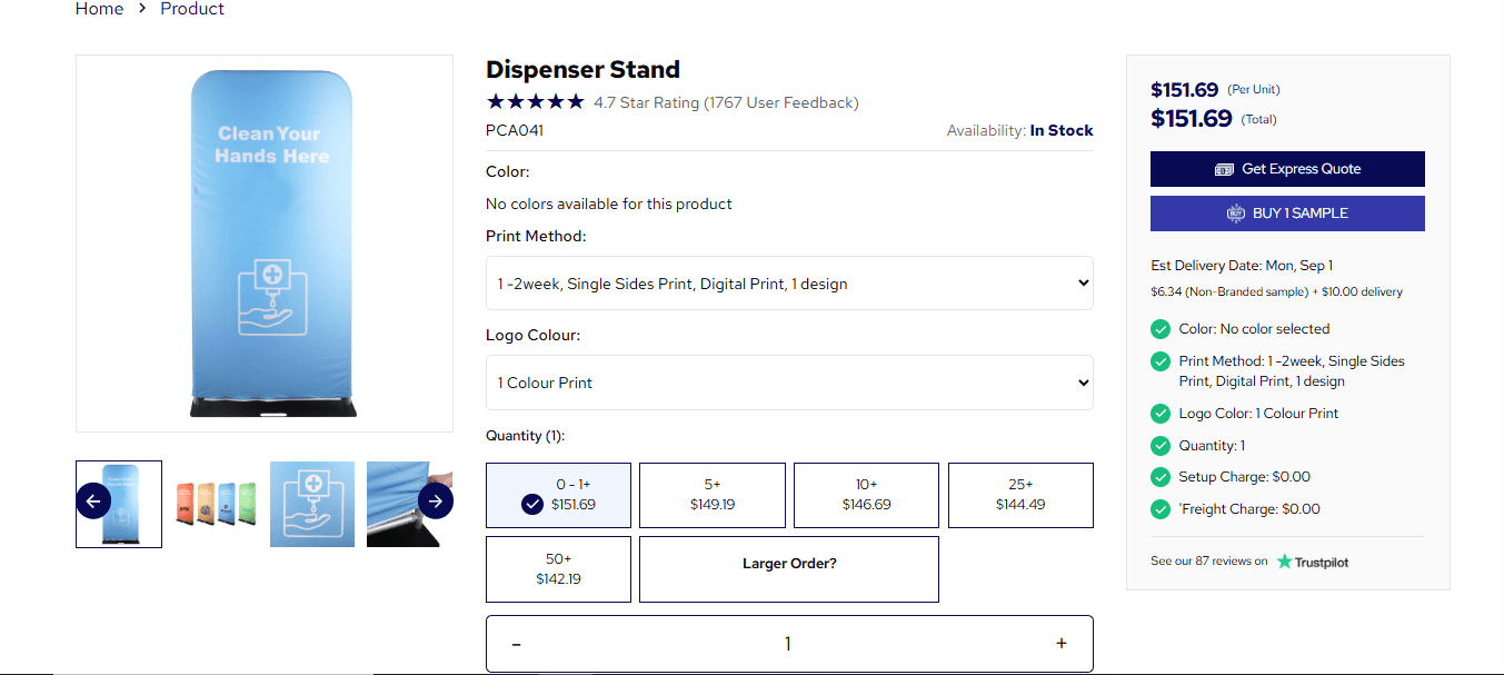 Result for Supermerch E-Commerce