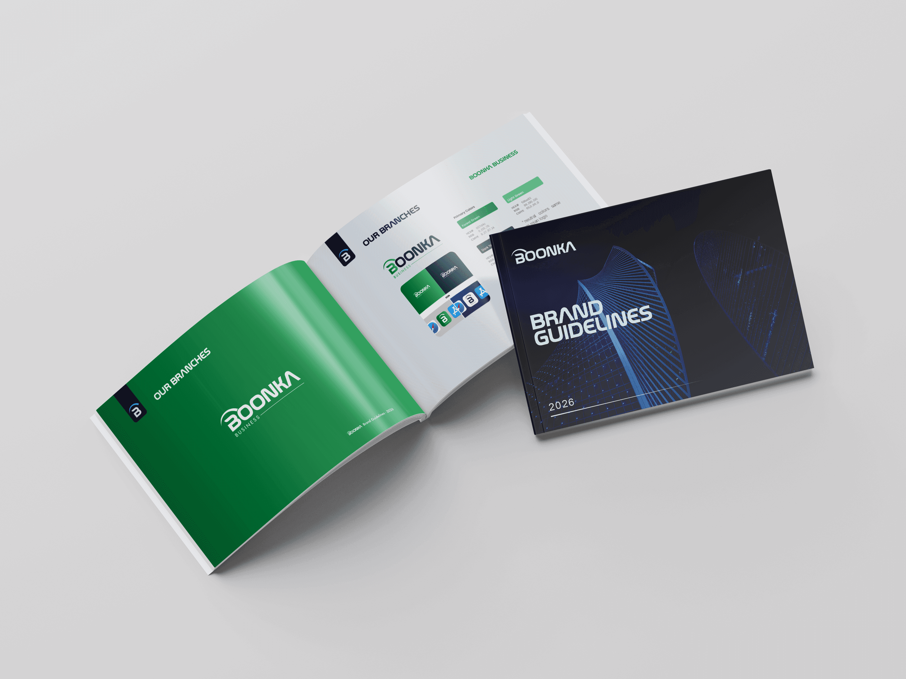 Example work of branding design