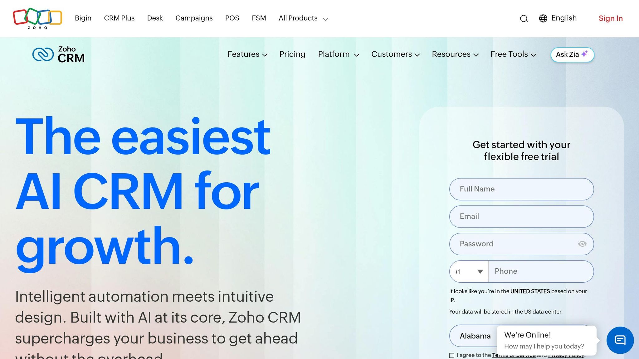Zoho CRM