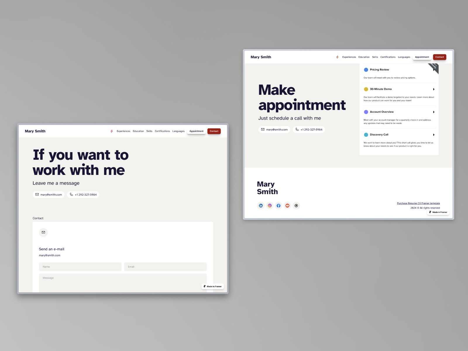 CareerCanva — 彩色排版感作品集网站设计灵感