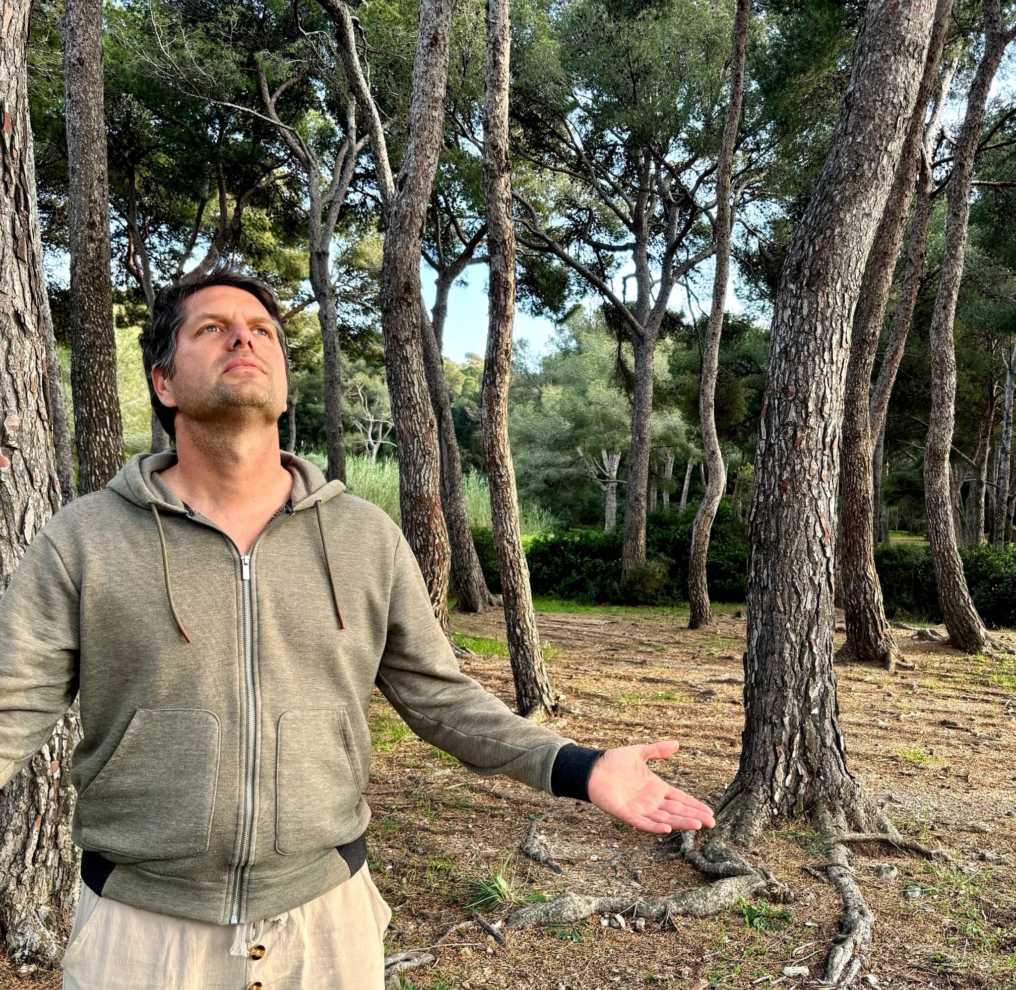Cozy seating area with vintage chairs and patterned sofa.