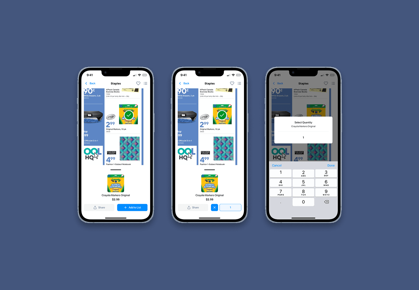 App Screen with open sidebar