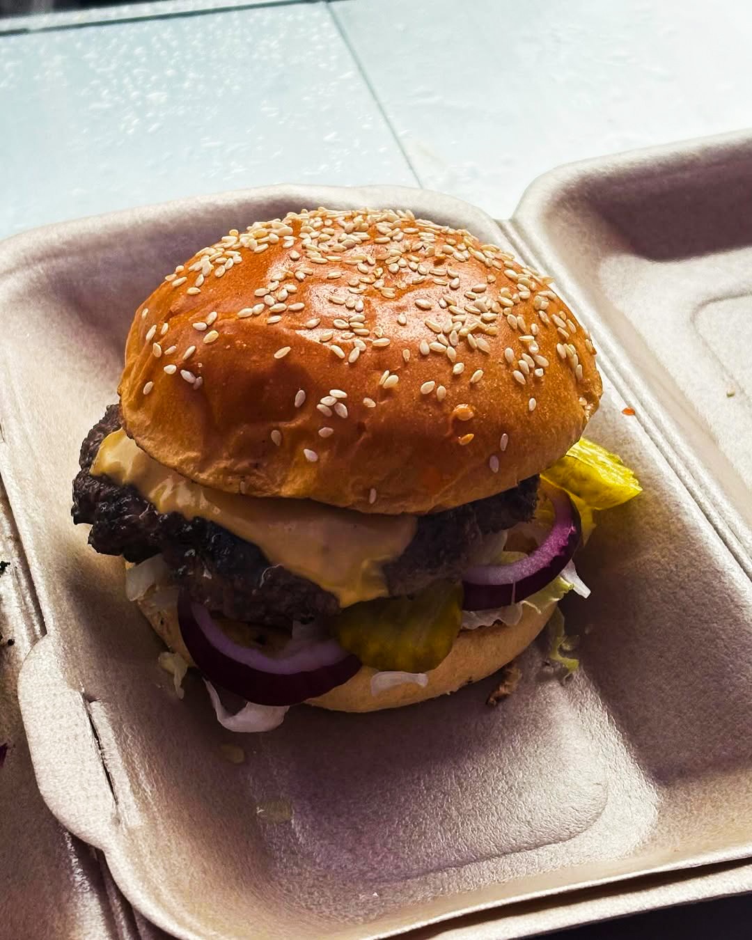 Portrait of man looking away from camera