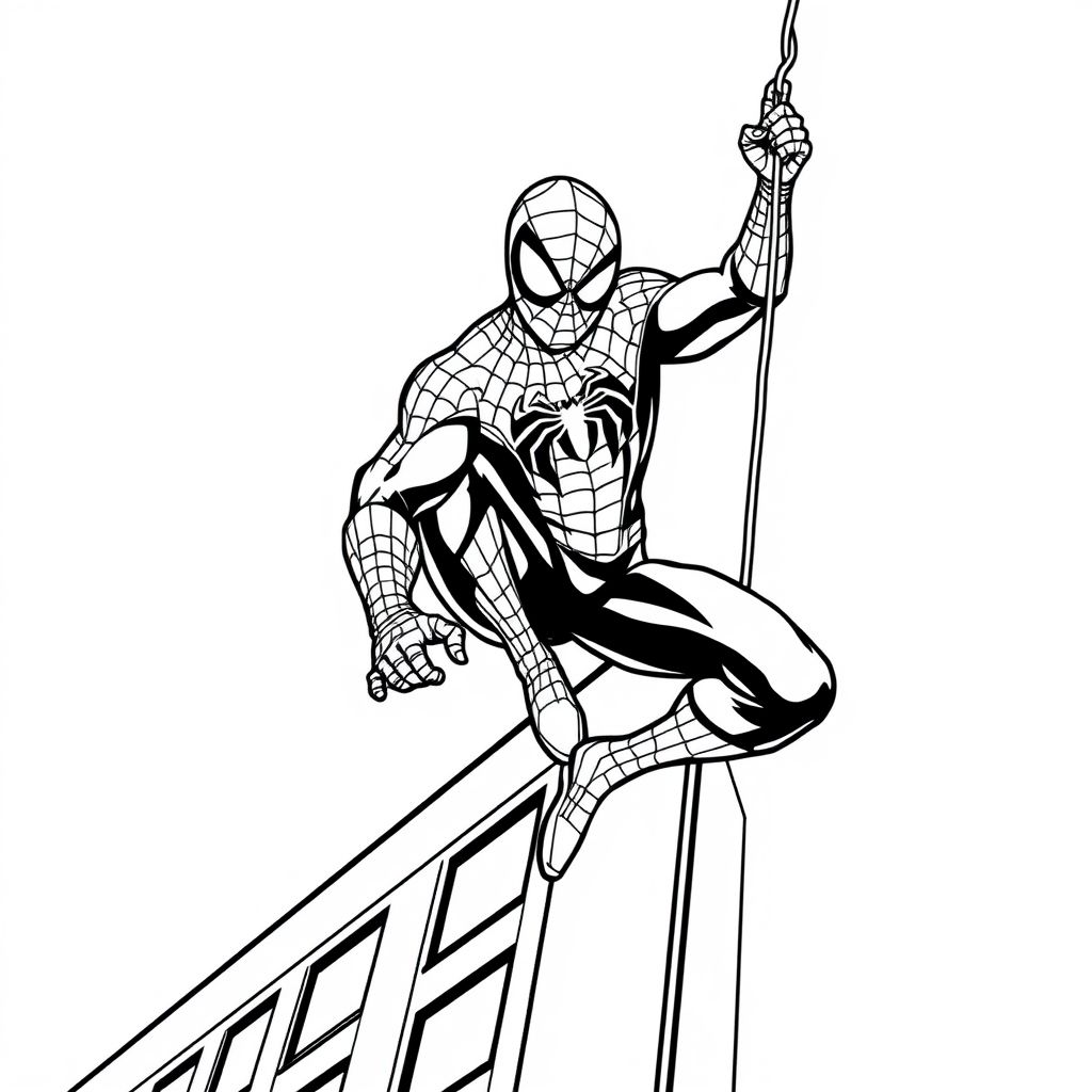 Spiderman coloring page #5