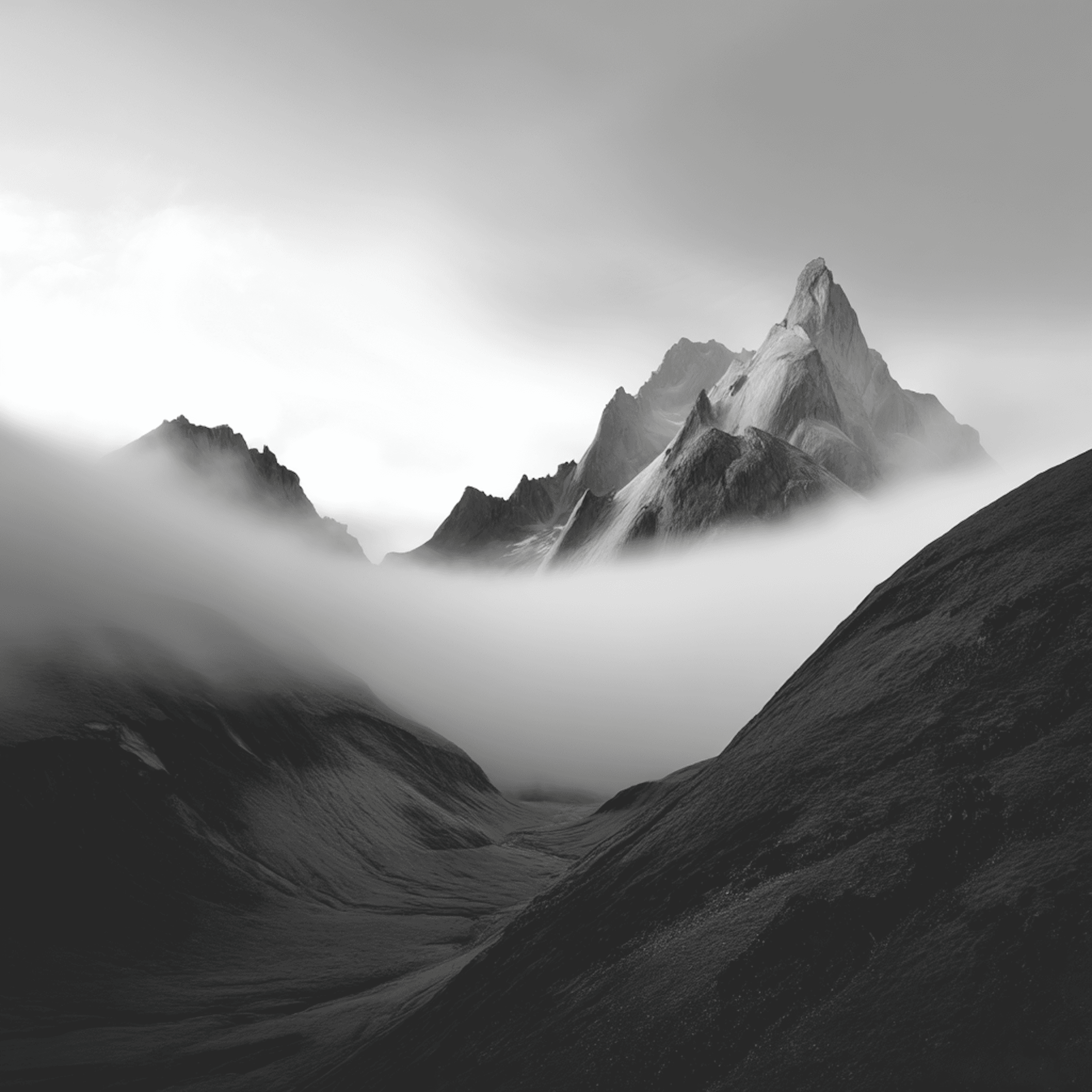 snow covered mountain during daytime