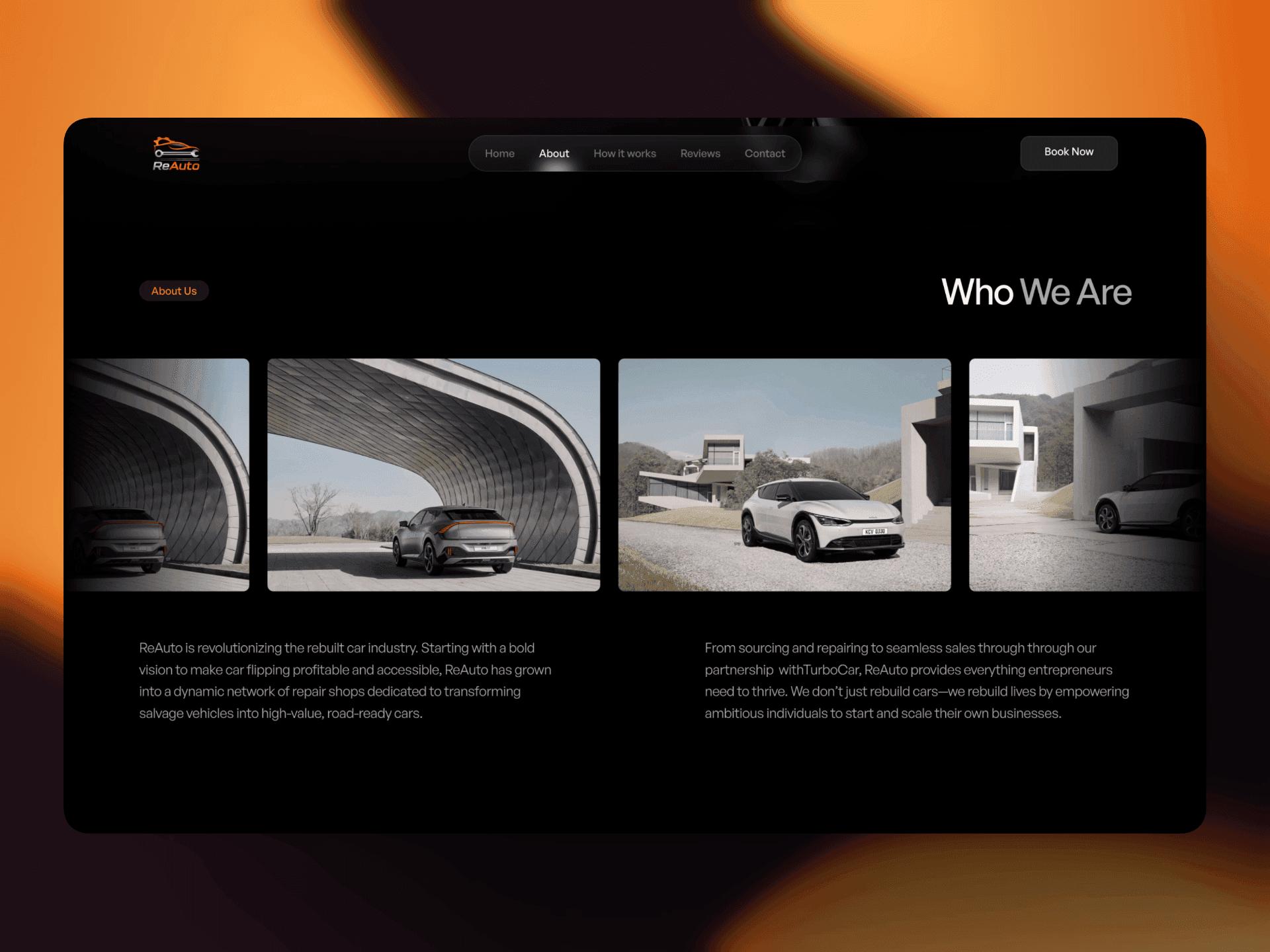 Reauto Framer project mockup 2