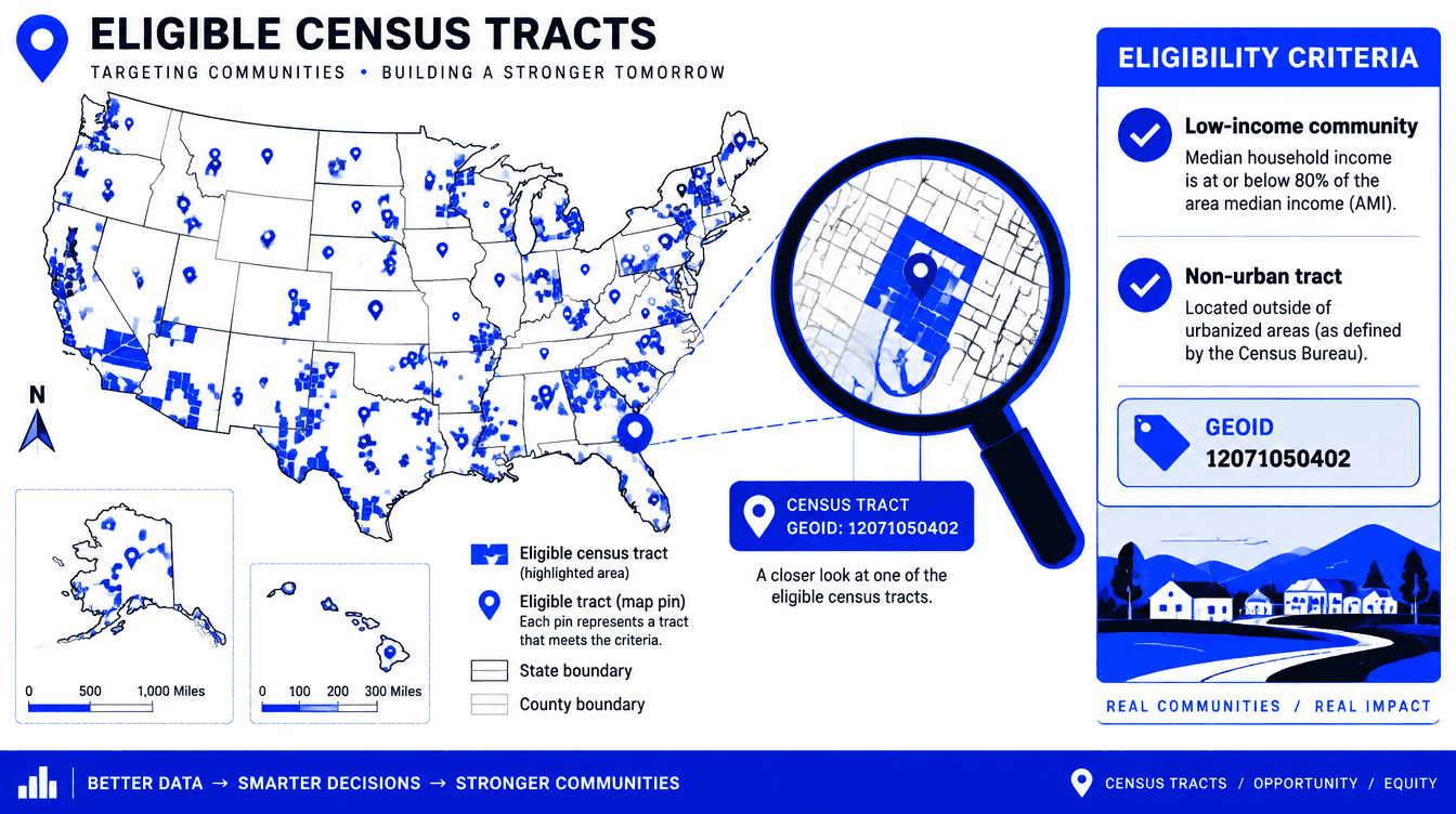 map of eligible census tracts for form 8911