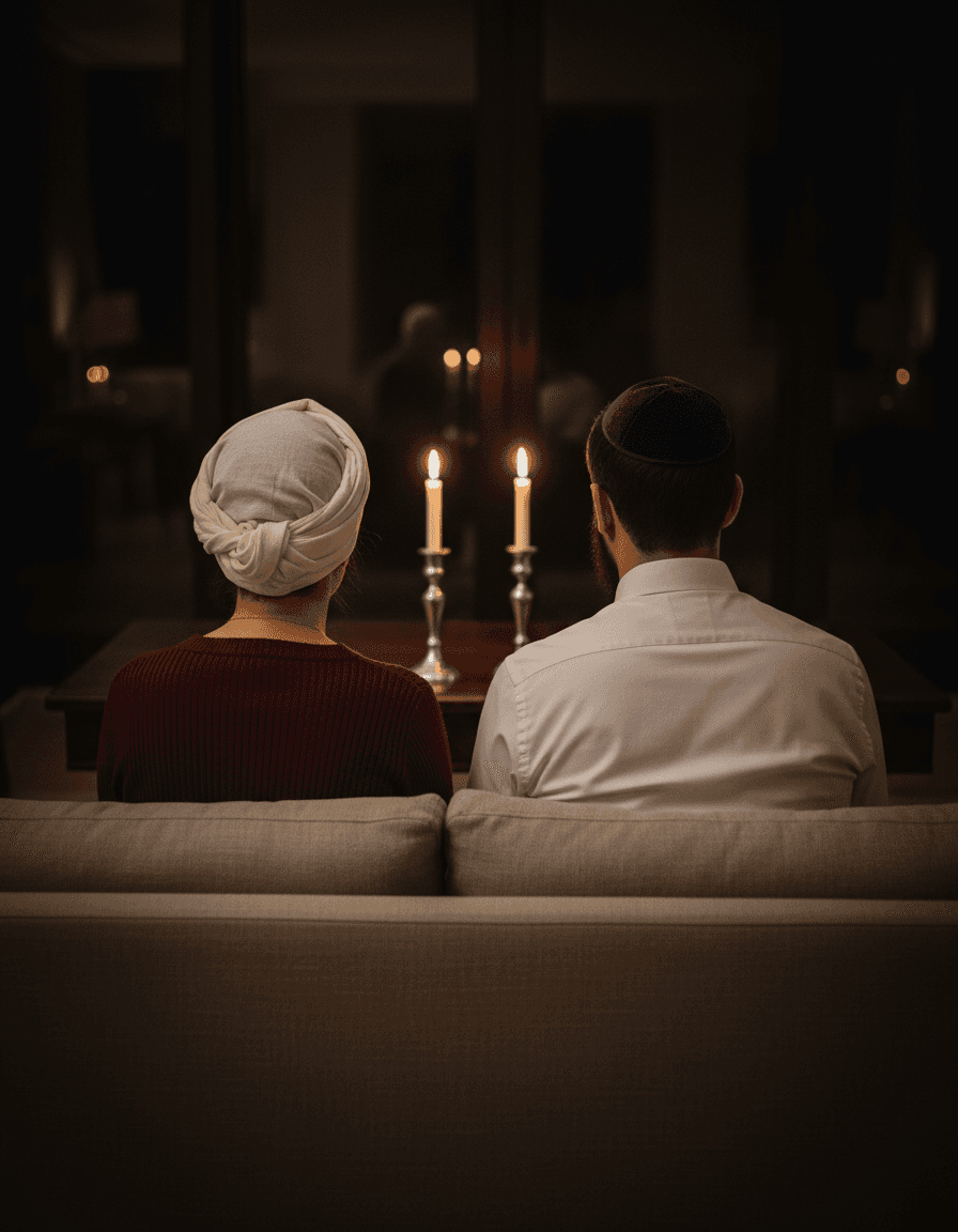 A woman receives a relaxing energy healing in a serene setting with soft lighting.