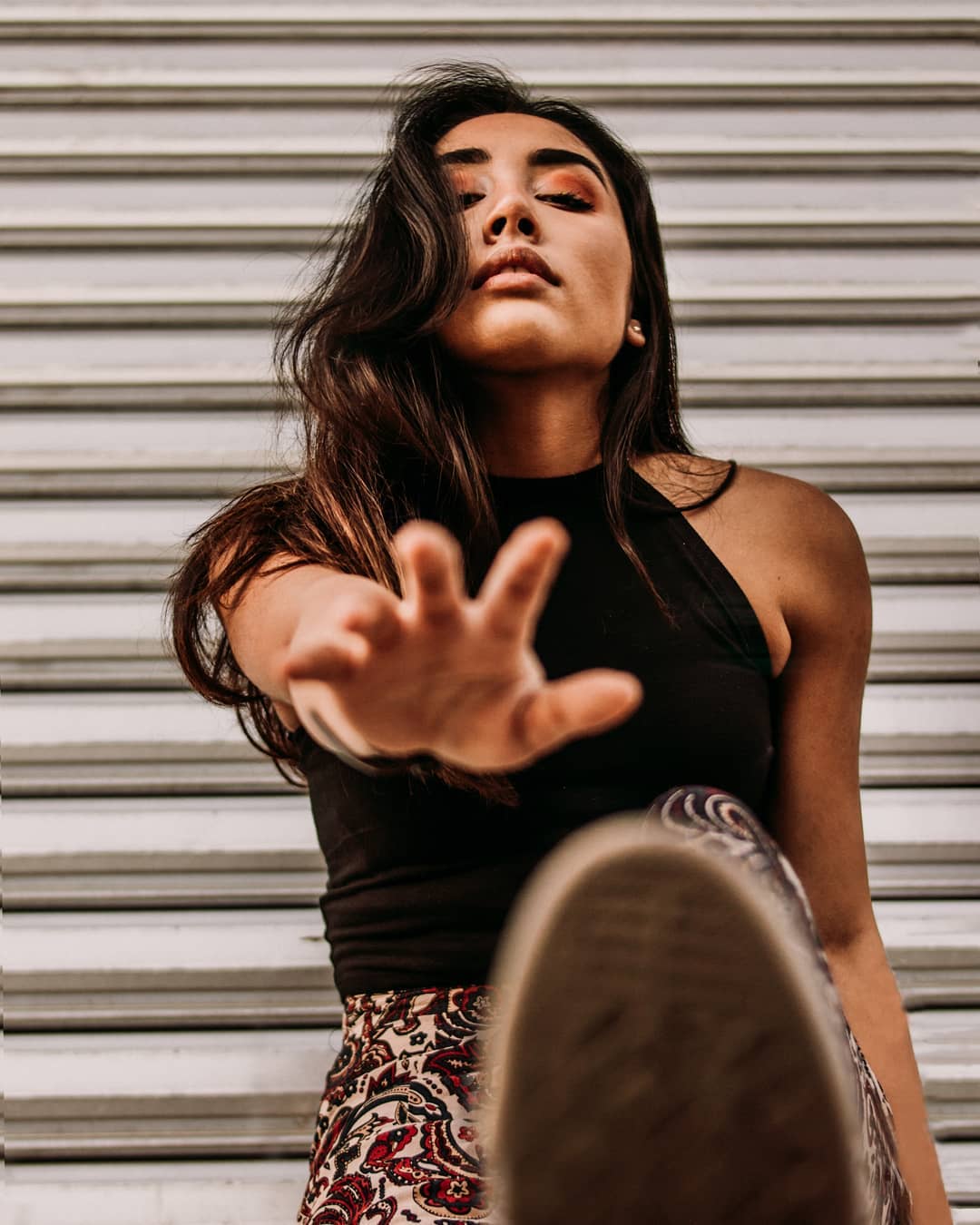 Creative portrait shot by Studio 222 with cinematic lighting