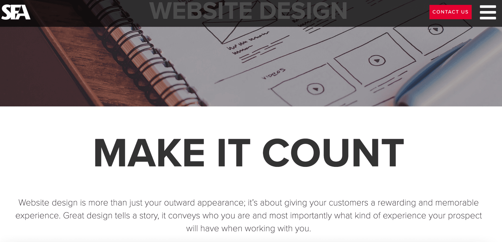 sfa web design agency