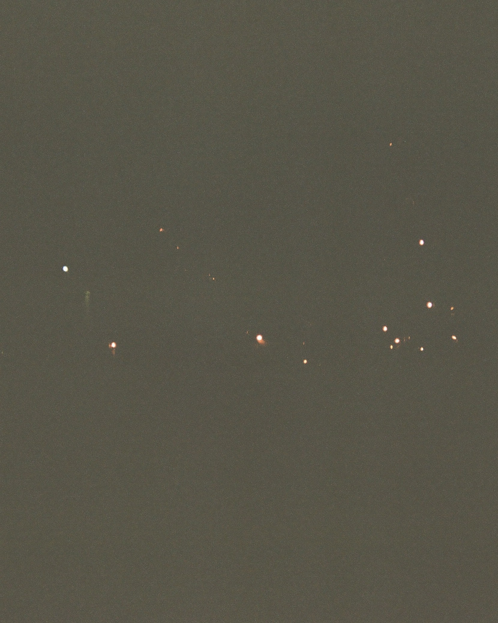 SMOG ON THE ROADS. FALL 2024. UNKNOWN, CA. KODAK FILM.