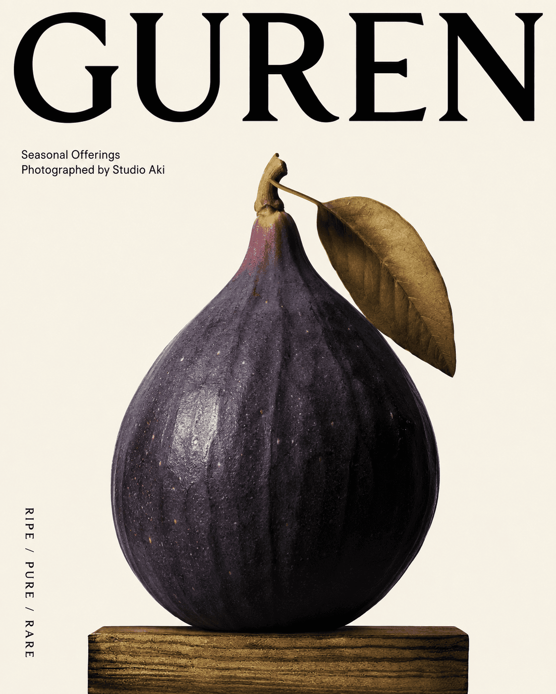 Editorial cover & photography — Guren