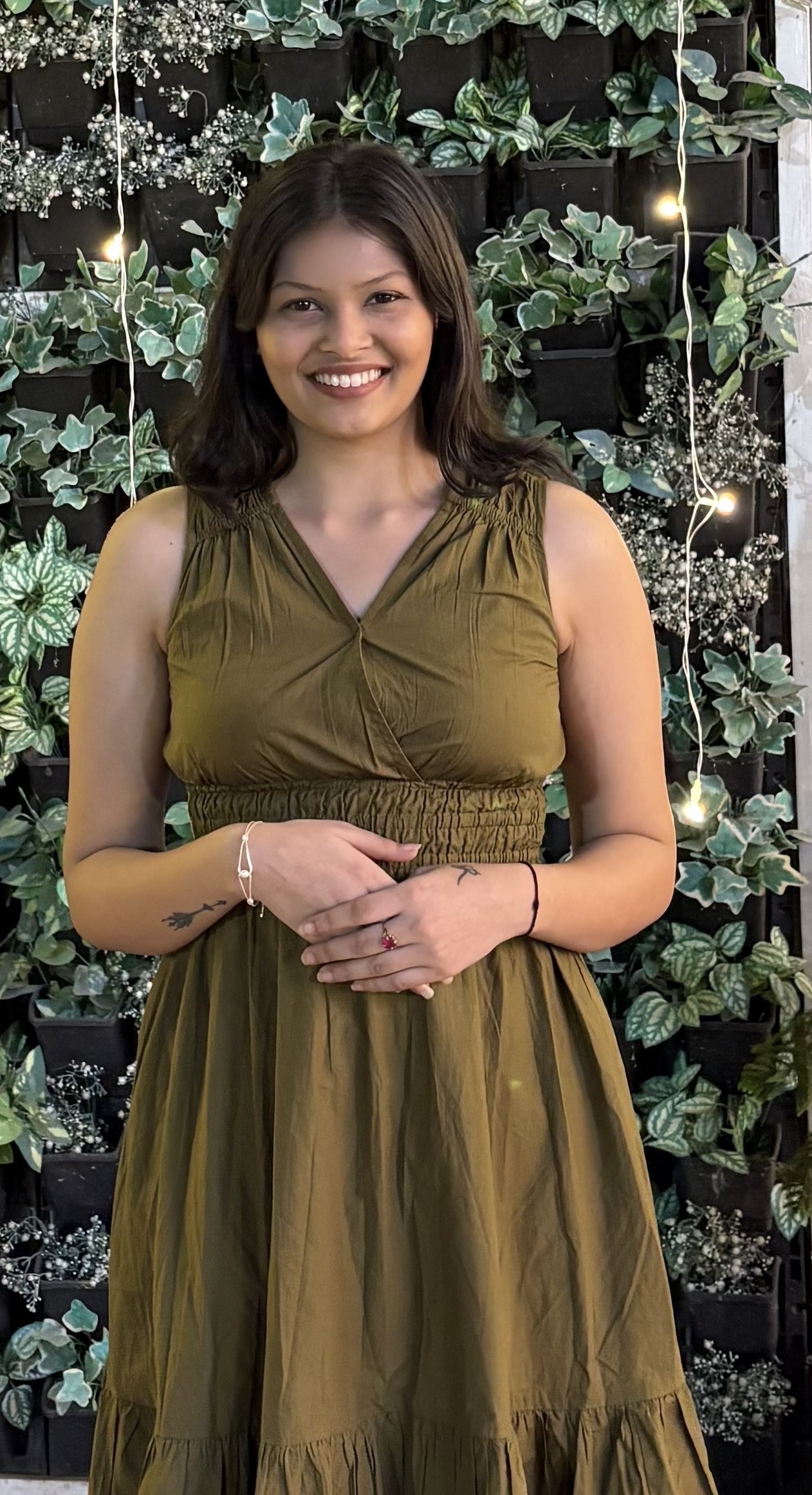 Portrait of portfolio creator – front view