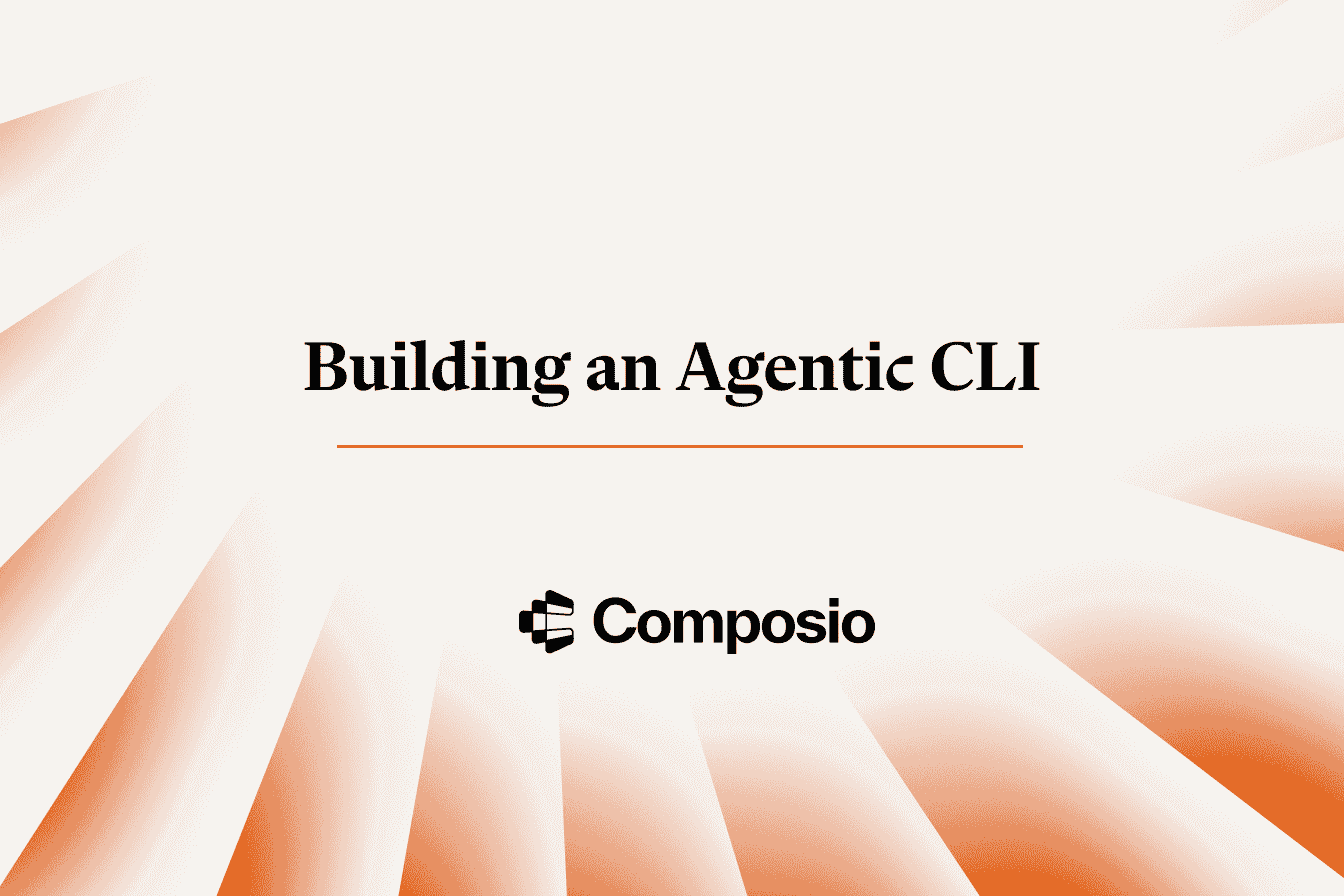 Hero image for Composio's blog post reviewing the top 5 Unified API platforms for AI agents in 2026. The image features large black text "The Top 5 Unified API Platforms for AI Agents 2026 Review" and the Composio logo against a light blue gradient background with abstract red and orange textured geometric graphics.