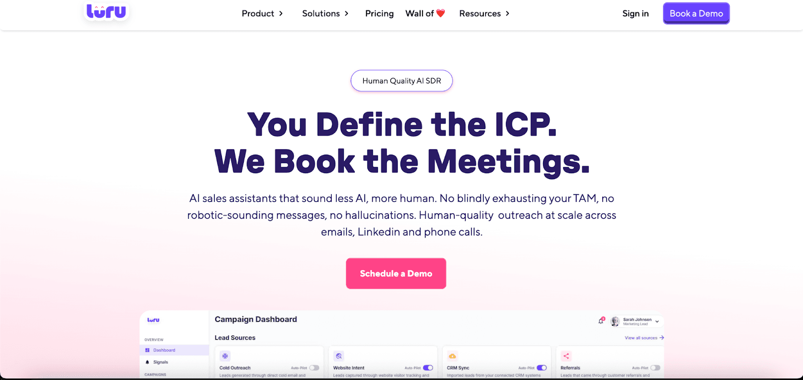 Luru.app homepage
