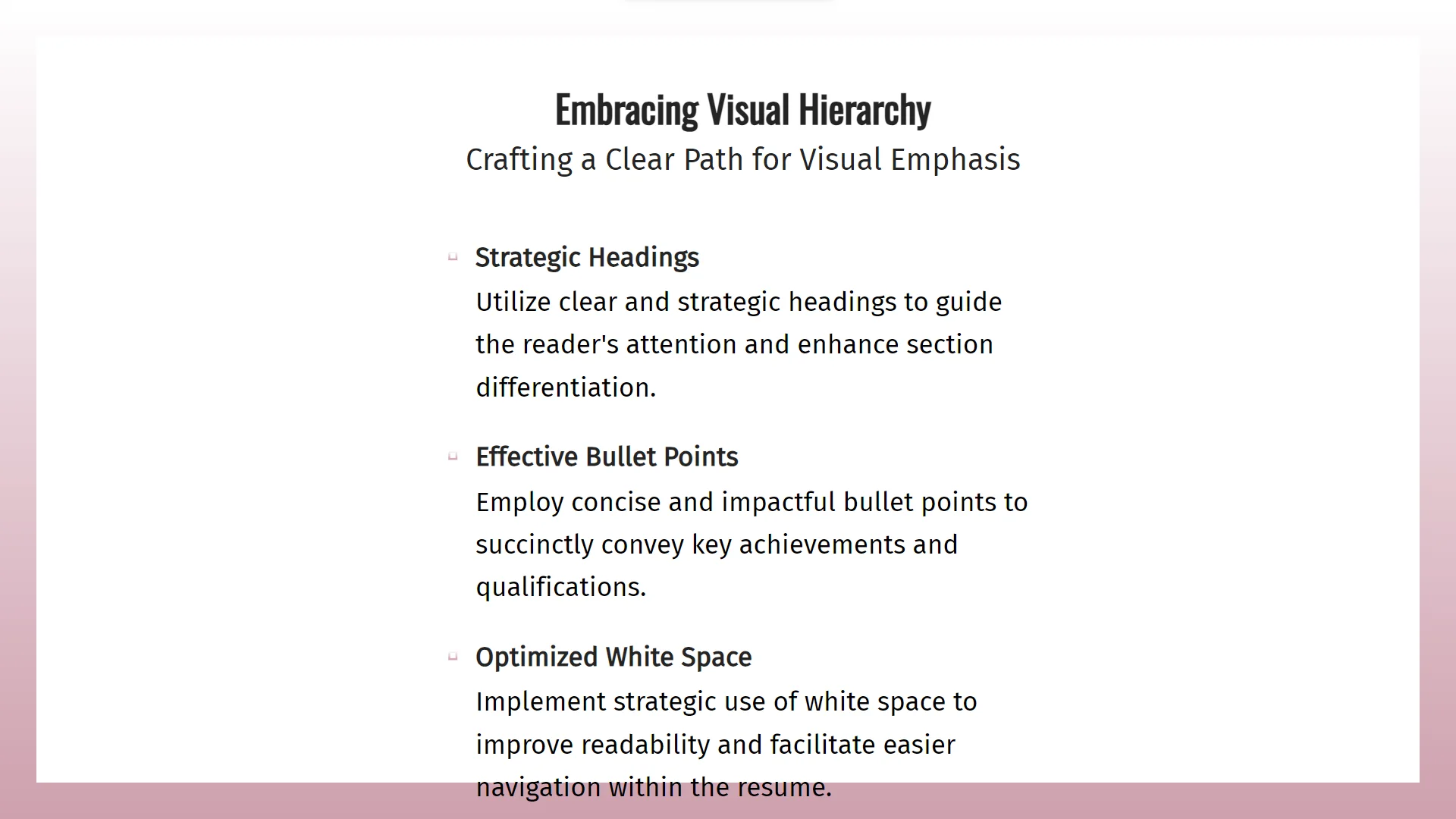 Executive Resume Template