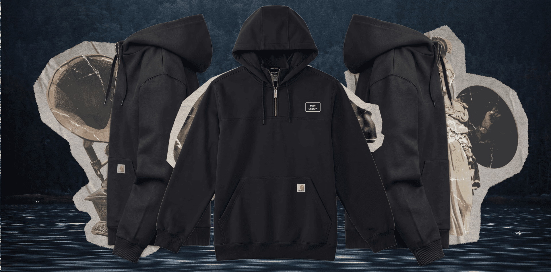 Quarter Zip Hoodie