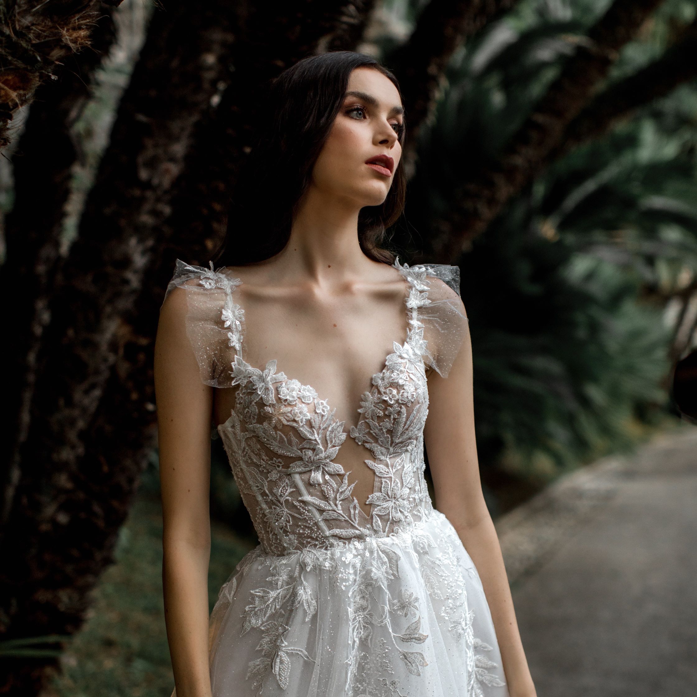 A-Linie Brautkleid mit strukturierter Corsage