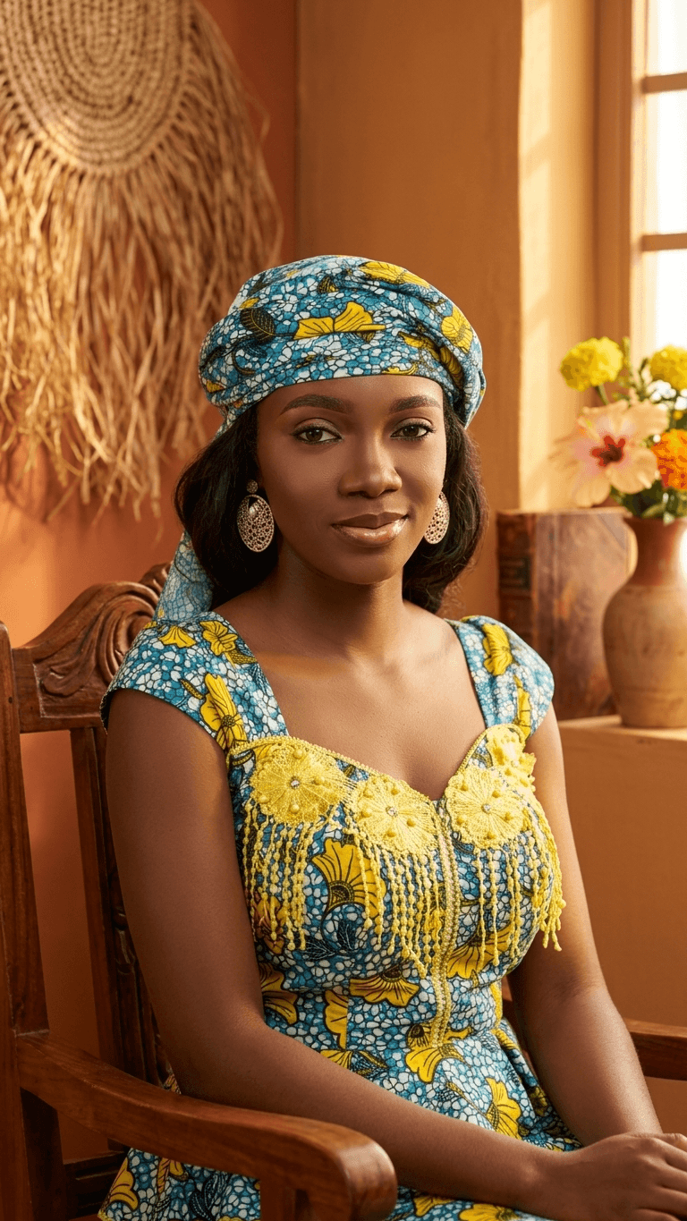 Vineyard rows under leafy foreground frame a Tuscan villa on a misty hill