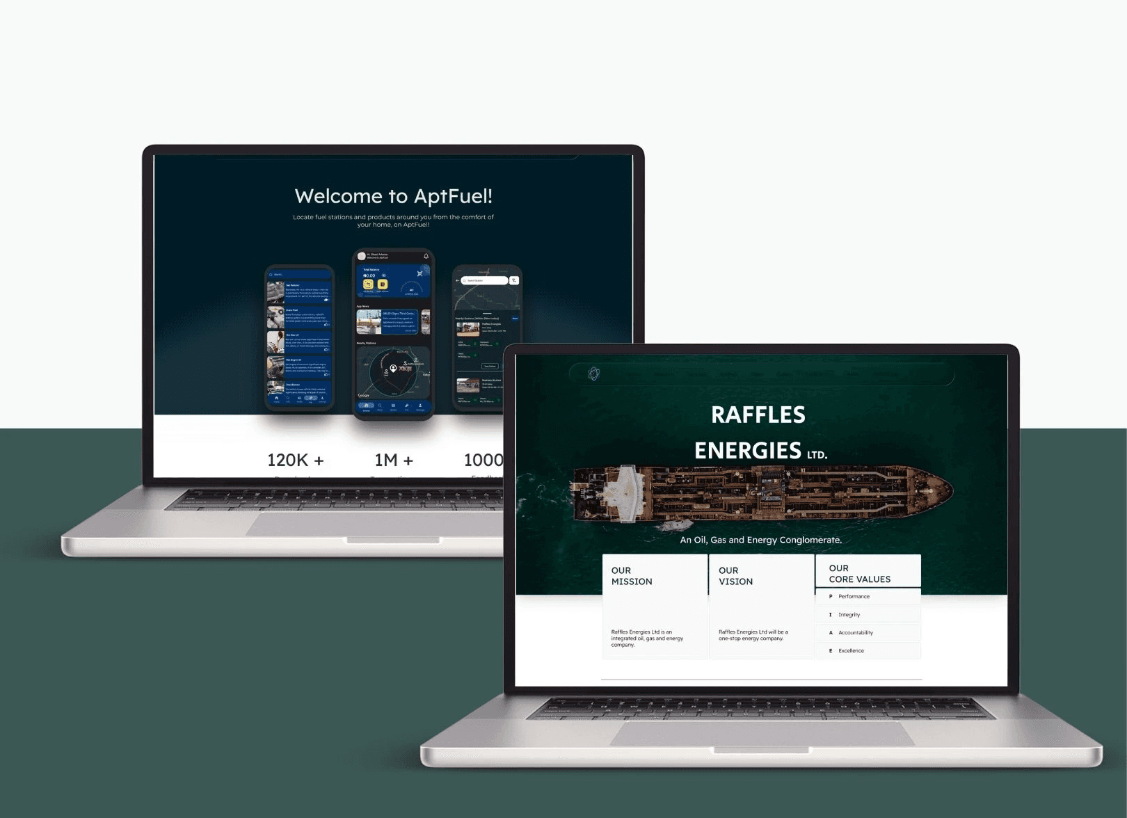 Raffles Website Desktop