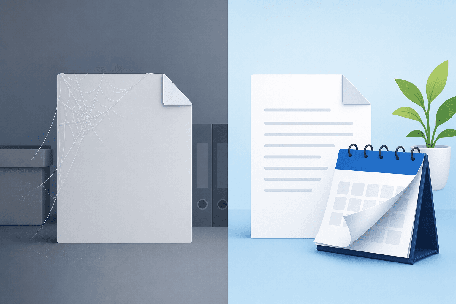 Stale documentation versus kept-current process docs