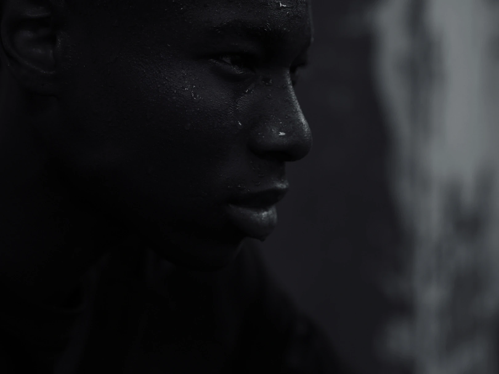 abstract orange butterfly with a light blue background