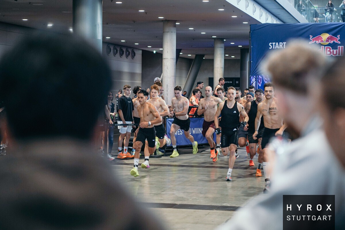 A gym scene featuring several people engaged in various workouts amidst fitness equipment.