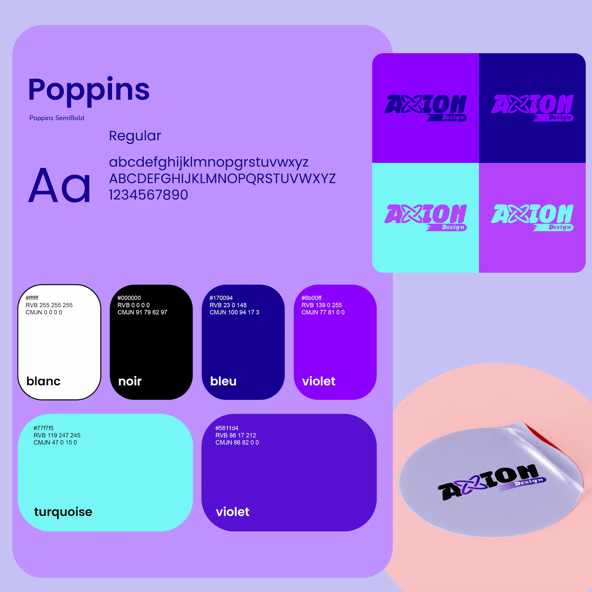 Charte graphique de l'agence.