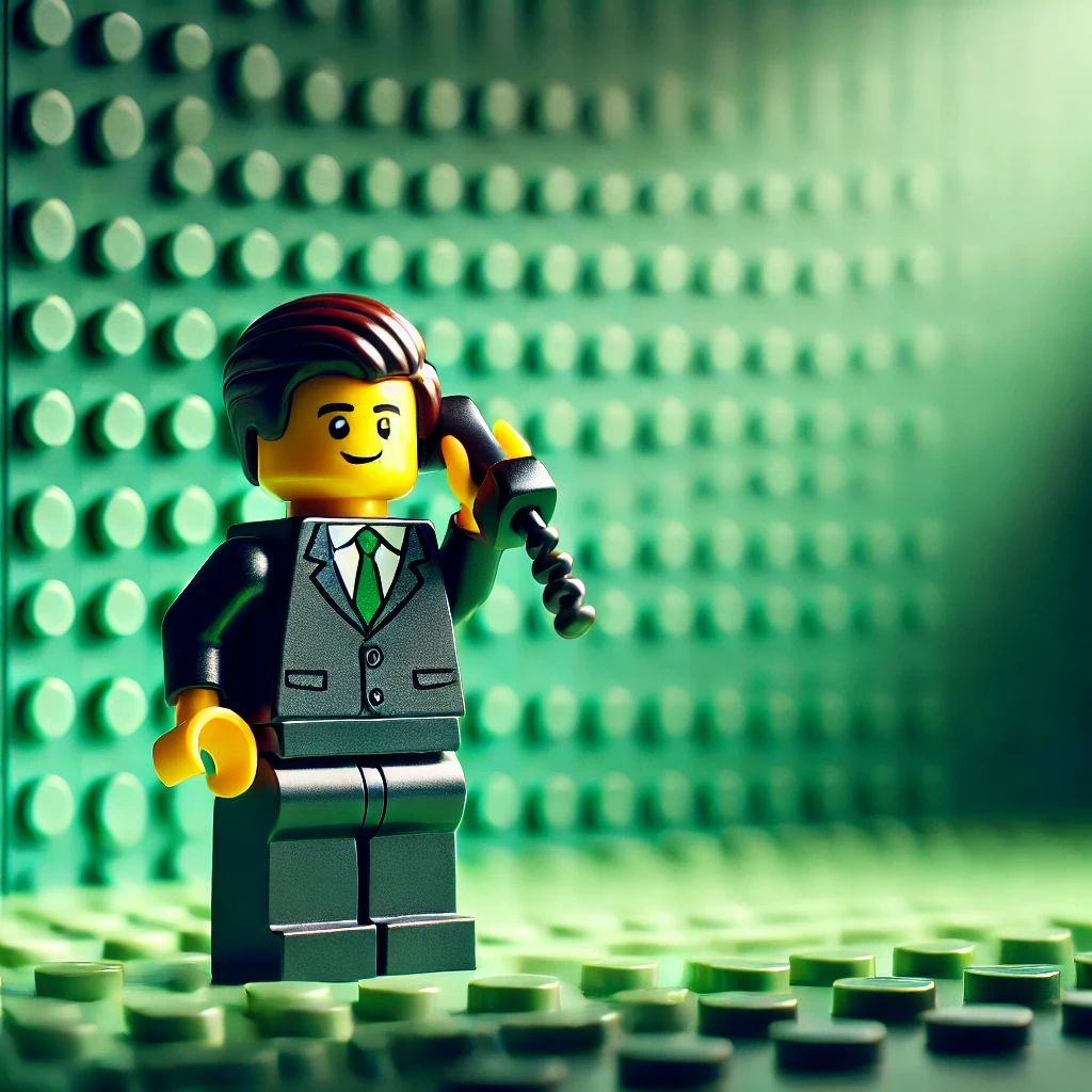 Sales Agent Lego Figure