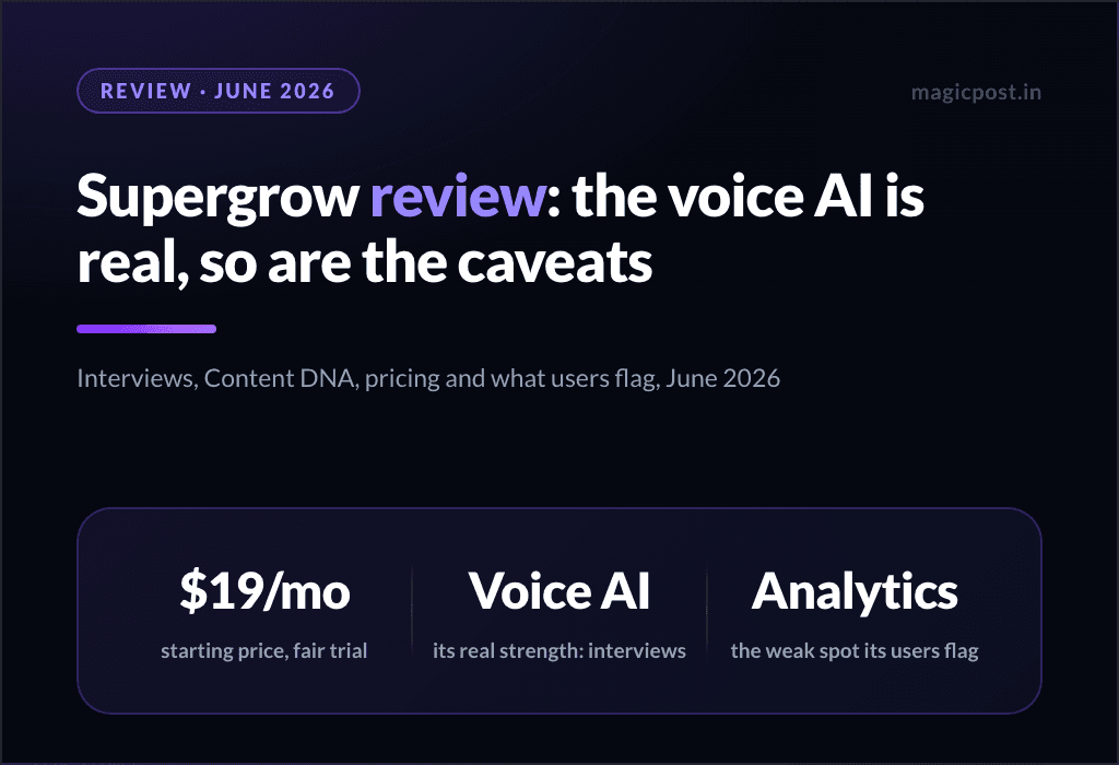 Supergrow Review (2026): The Voice AI Is Real, So Are the Caveats
