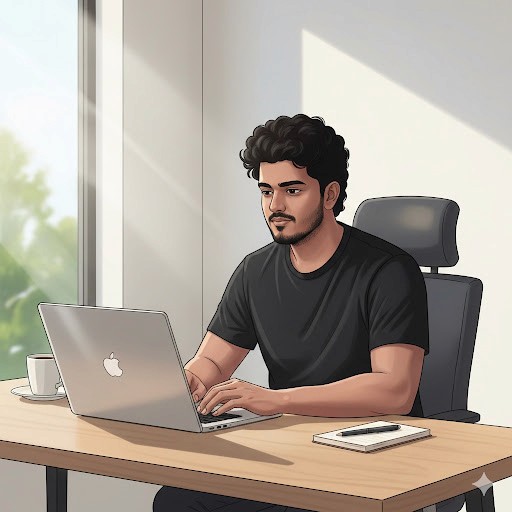 Portrait of portfolio creator