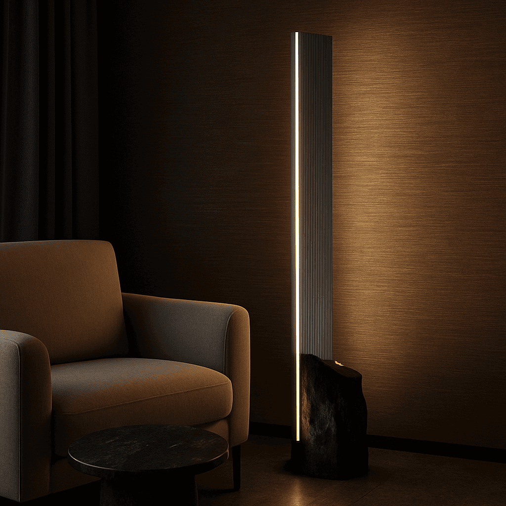 Close-up portrait with neutral expression and light hair