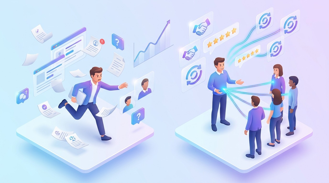 Freelancers chasing clients