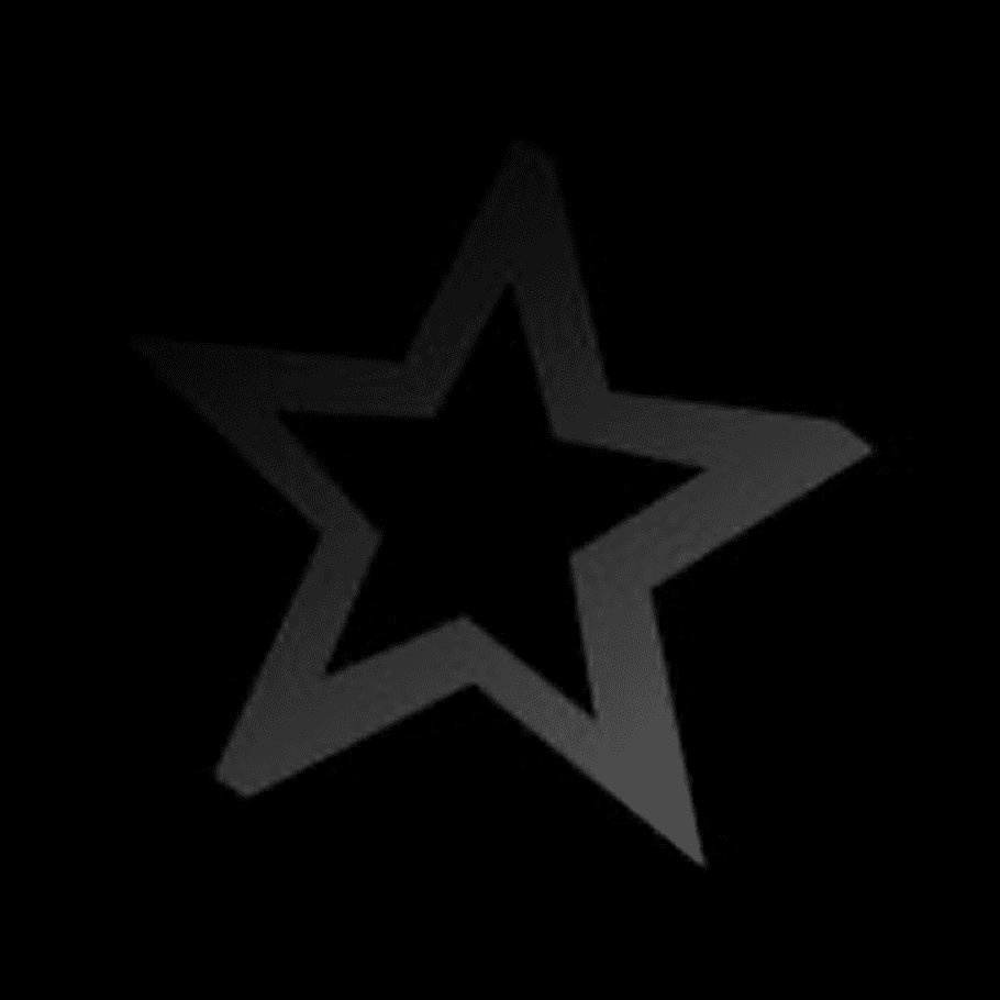 HazzaProd Black Star Logo