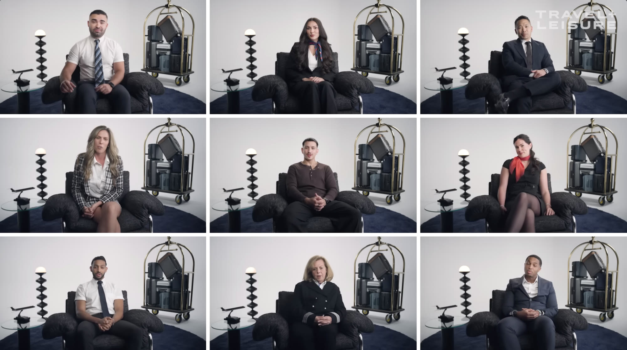 Travel and Leisure Unfiltered contributors on the finished set