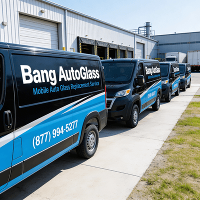 Fleet auto glass replacement and repair service
