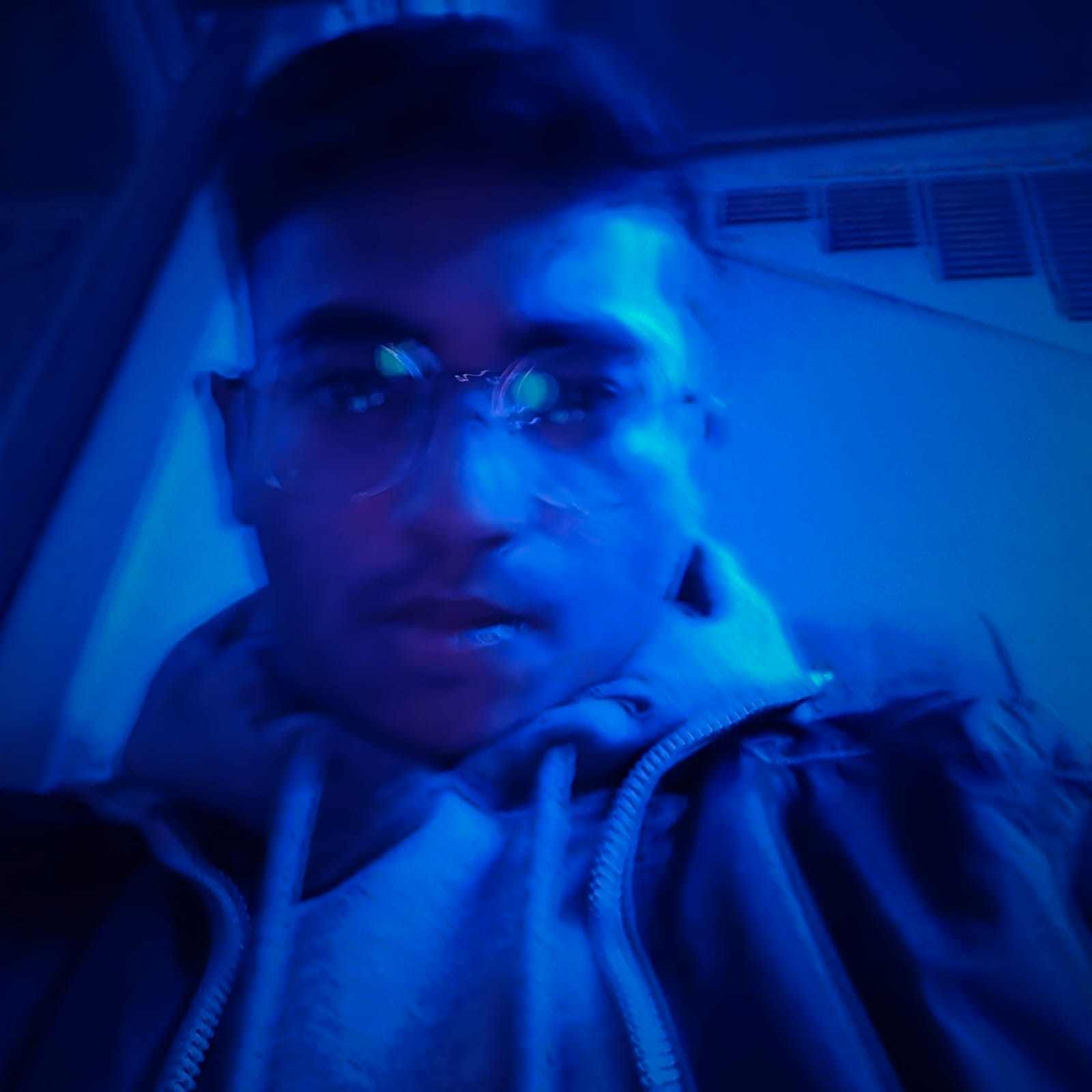 Michael Carter in a dark background