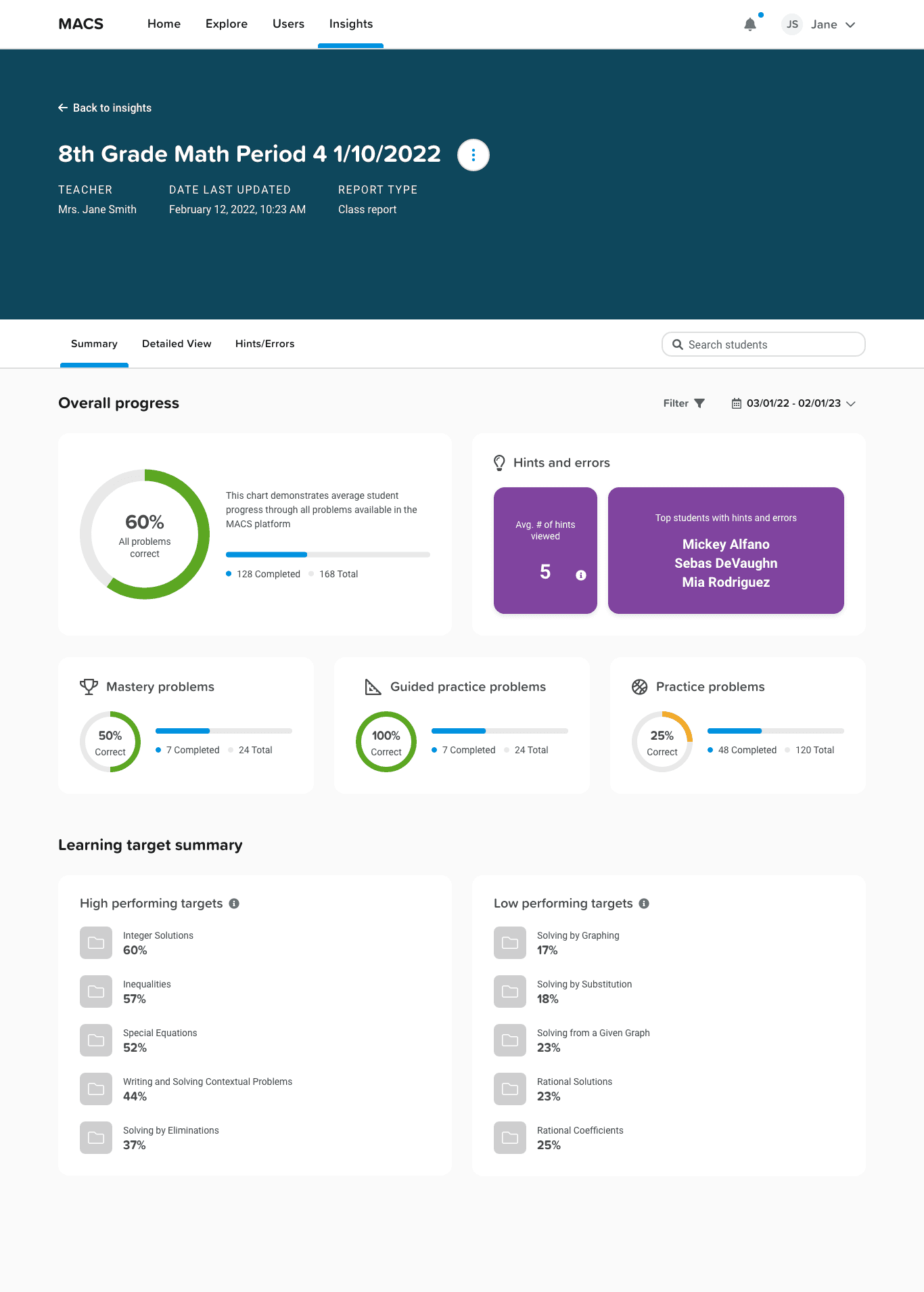 Initial Questions