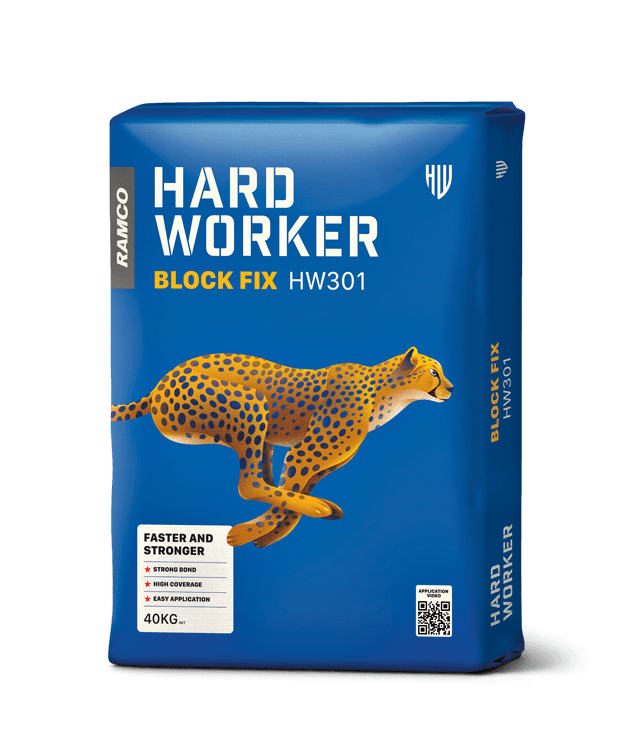 Hard Worker Block Fix for red bricks, laterite bricks, fly ash bricks, hollow blocks, solid blocks.