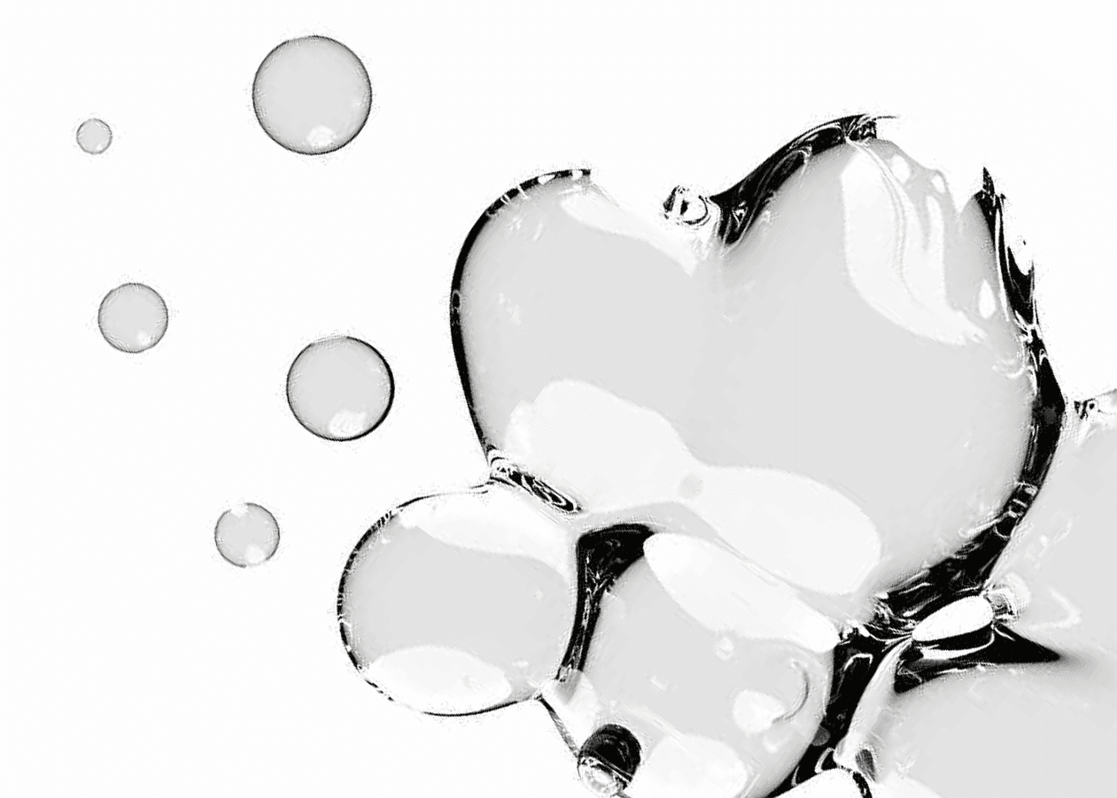 Image of oil on a light background surface, highlighting the texture and circular shapes.