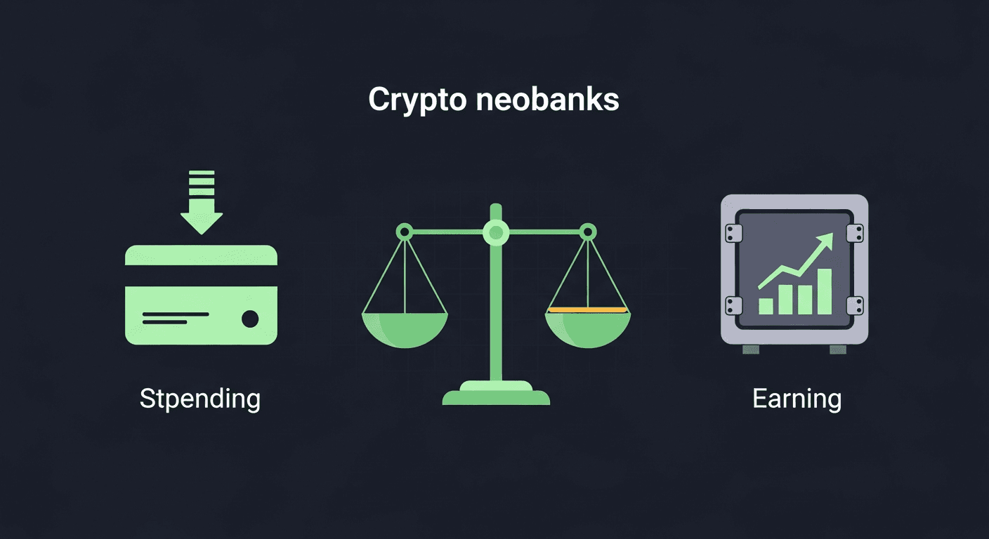 Dashboard view showing crypto portfolio tracking across DeFi positions and exchanges