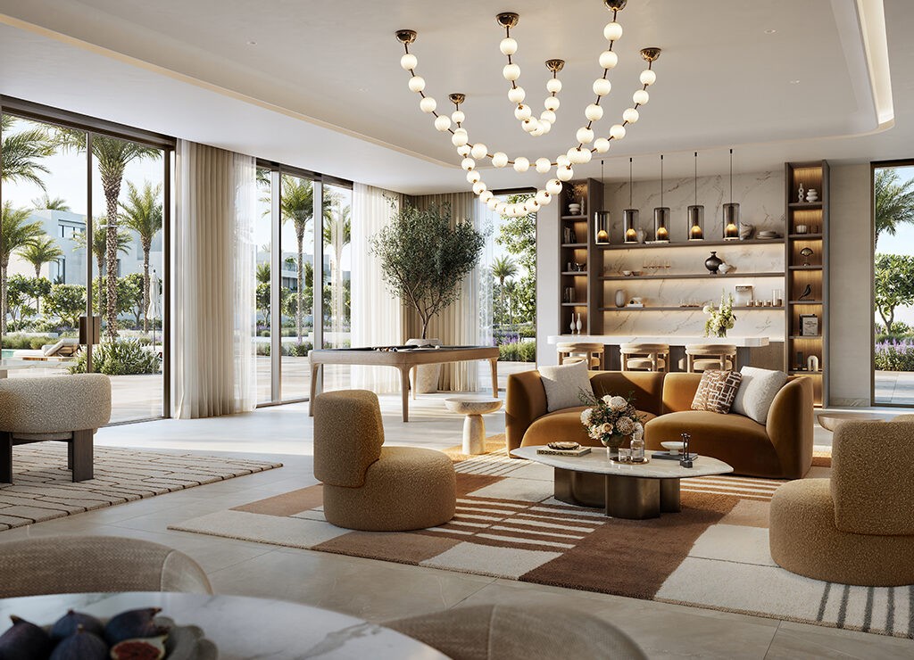 Elegant game room and bar area. Experience world-class community features with our real estate team.