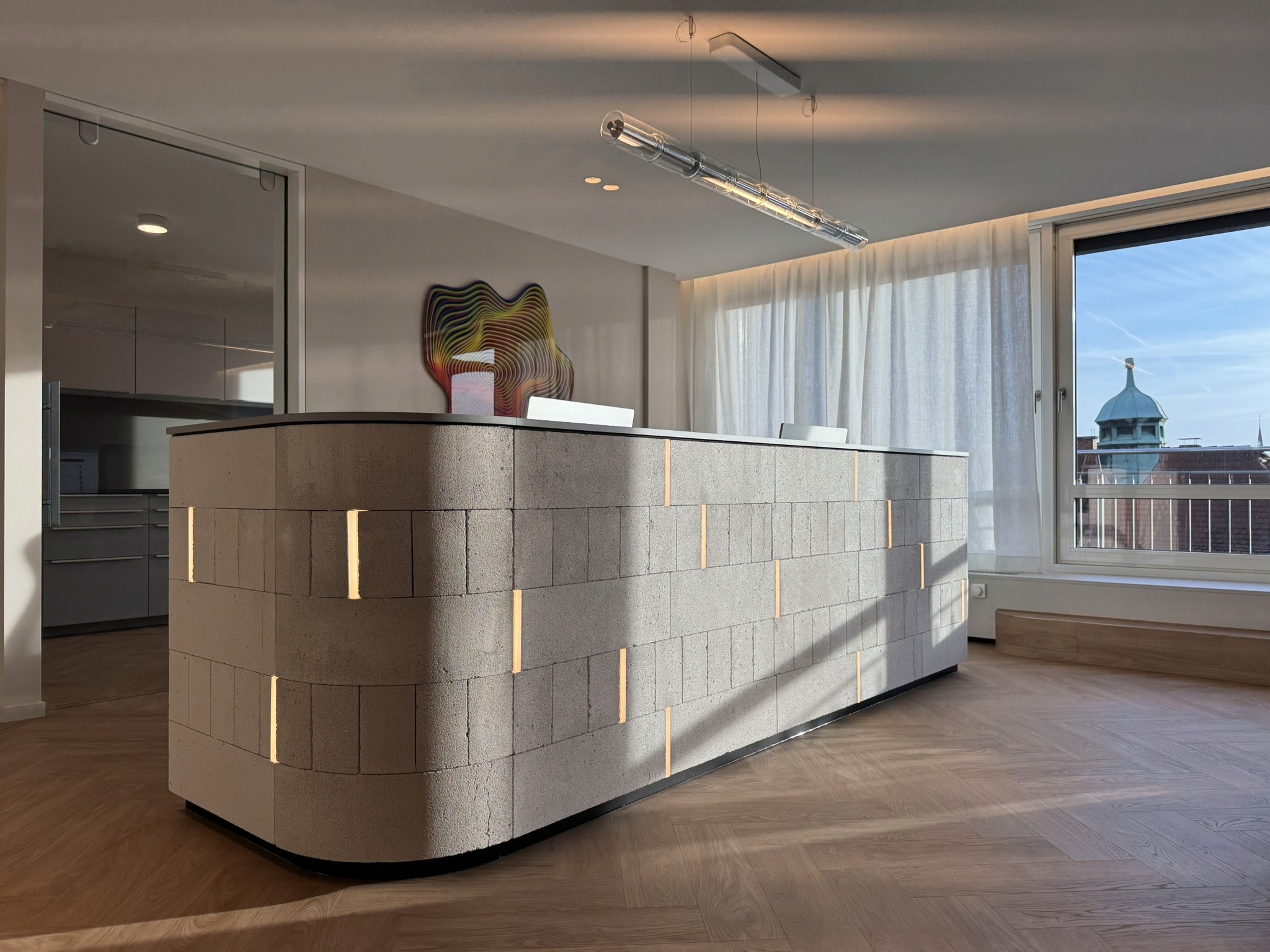 Rezeption und Anmeldung der Privatpraxis für Dermatologie in Leipzig