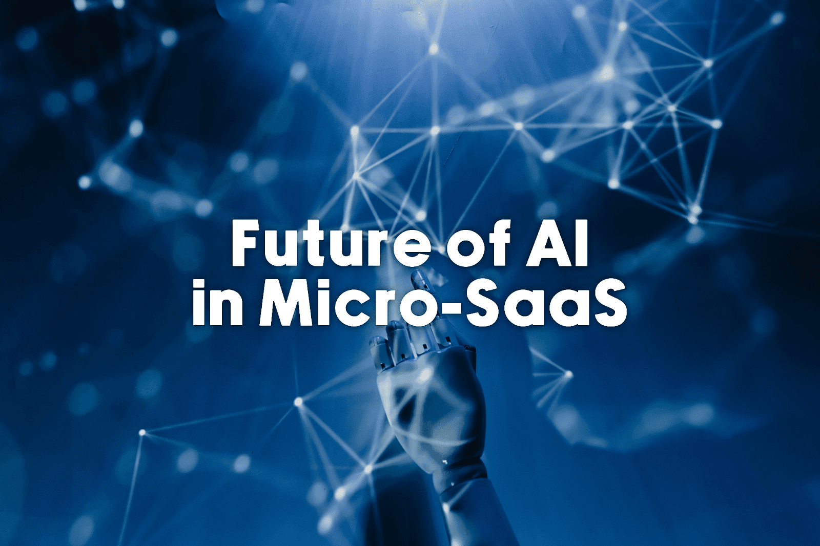 This futuristic image represents the "Future of AI in Micro-SaaS," featuring keywords like "innovation," "efficiency," and "emerging technologies." The illustration showcases various AI-powered applications within micro-SaaS, such as chatbots, predictive analytics, and computer vision. As AI rapidly evolves, micro-SaaS companies leverage its potential to streamline processes, personalize customer experiences, and unlock new growth opportunities. With a focus on innovation and efficiency, the future of AI in micro-SaaS promises to revolutionize the industry, driving unprecedented growth and enhancing operational excellence.