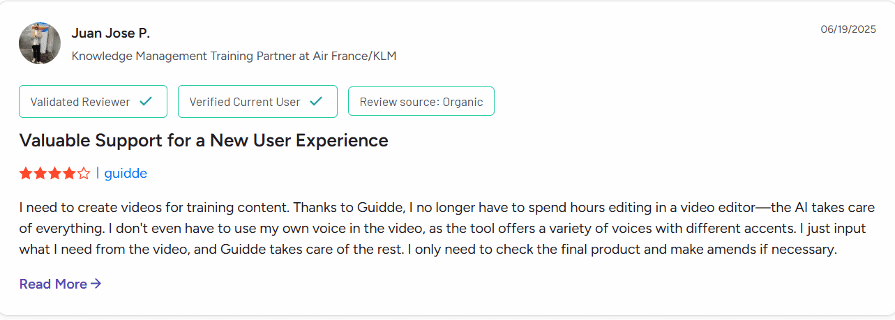 Guidde review