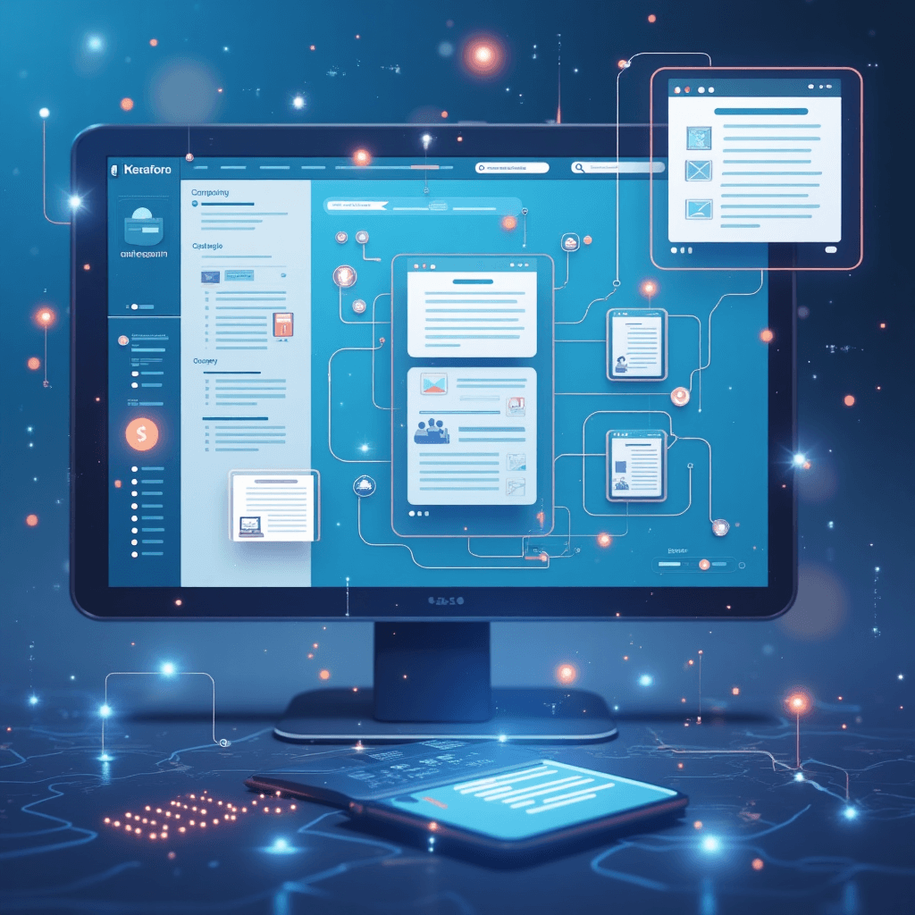 A person's hand hovers over a laptop screen displaying code.